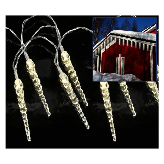 40er LED-Lichterkette - Eiszapfen - Ca. 10 M - Image 2