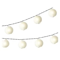 10er LED-Solarlichterkette - Lampions - Ca. 4,5 M