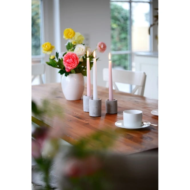Kerzenhalter - Aus Zement - 8 X 6 Cm - Image 4