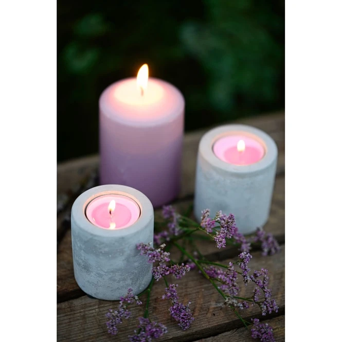 Kerzenhalter - Aus Zement - 6,5 X 6 Cm - Image 2