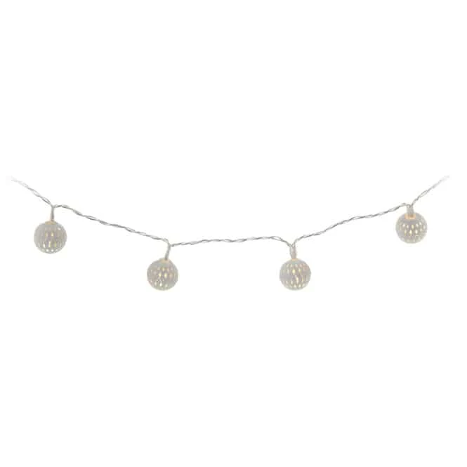 10er LED-Kugellichterkette - Ca. 130 Cm - Verschiedene Farben - Image 3