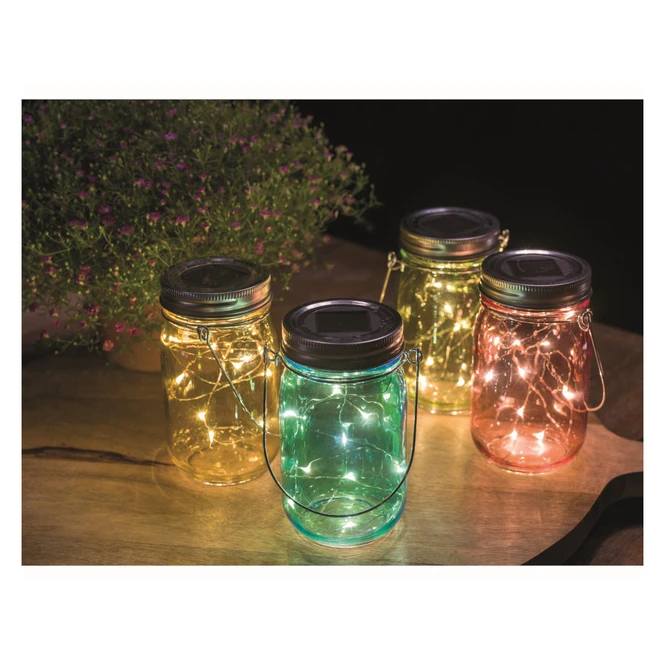 LED-Solarlampe - Aus Glas - 8 X 14 Cm - 1 Stück - Image 6