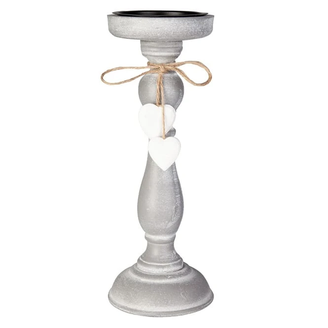 KerzenstÀnder - Aus Holz - Ca. 9,5 X 9, 5x 27,5 Cm