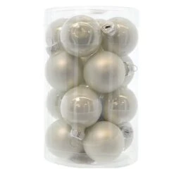 Christbaumkugeln - Aus Glas - Ø = Ca. 3,5 Cm - 16 Stück