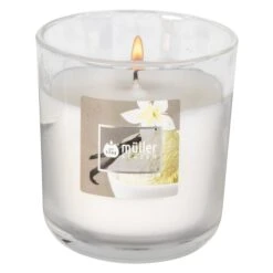 Duftkerze Im Glas - Ca. 8 X 8 X 9 Cm - Vanille