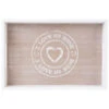 Tablett - I Love My Home - Aus Holz - Verschiedene Größen