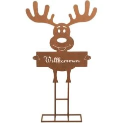Standdeko - Rentier - 47 X 15 X 80 Cm