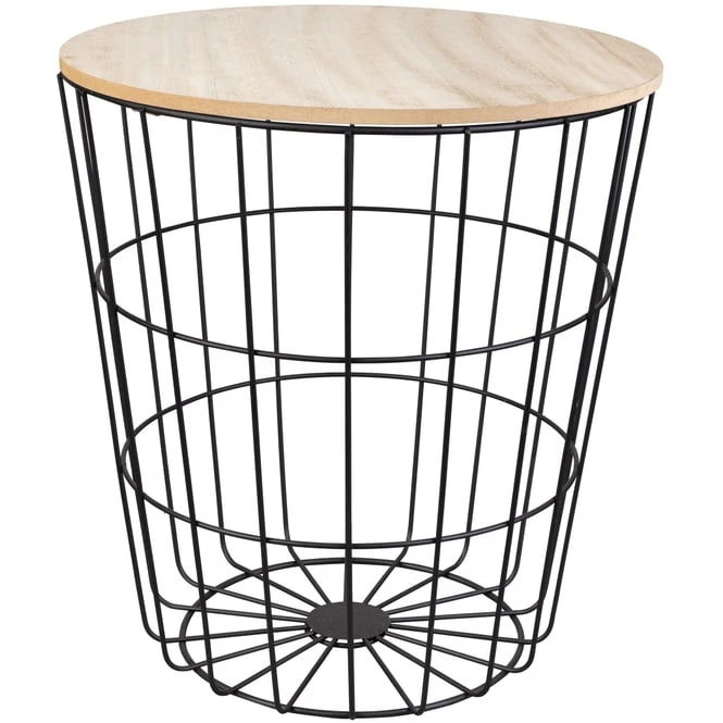 Beistelltisch - Ø = Ca. 39 Cm - Schwarz - Image 2