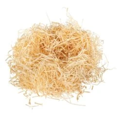 Dekostroh - Aus Holz - Ca. 26 X 11 X 4 Cm