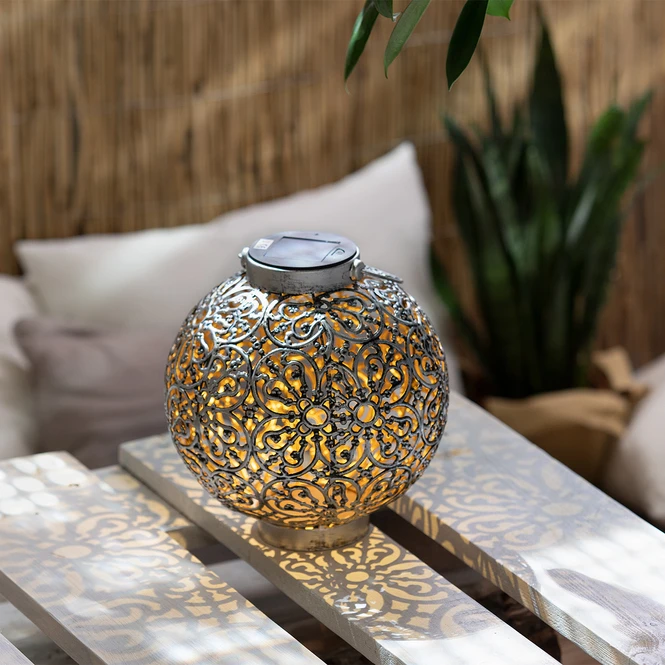 LED-Solarlaterne - Ca. 20,5 X 20,5 X 32,5 Cm - 1 Stück - Image 3