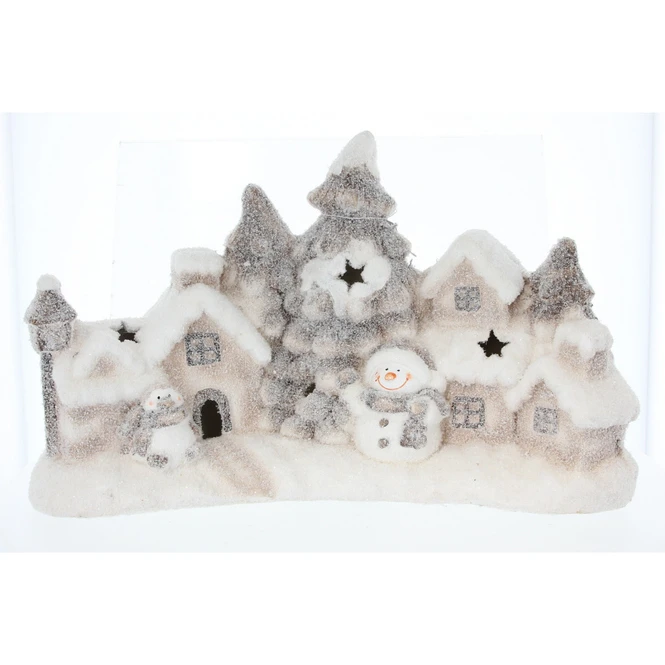 LED Winterdorf - Ca. 47 X 19 X 29 Cm