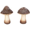 Pilz - Aus Terrakotta - Ca. 11,5 X 11,5 X 16,5 Cm - 1 Stück