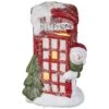 LED-Schneemann - Aus Keramik - Ca. 9 X 8,5 X 14,5 Cm