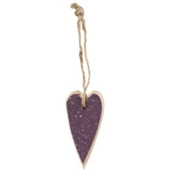 Dekohänger - Herz - Aus Holz - Ca. 7 X 3,5 Cm