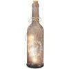 LED-Flasche - Rentier - Aus Glas - Ca. 7 X 29 Cm