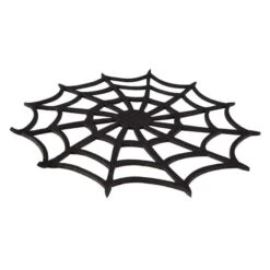 Platzdecke - Spinnennetz - Aus Filz - Ø = Ca. 35 Cm