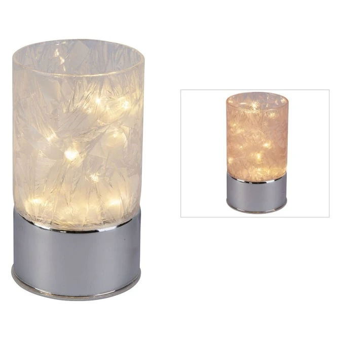 15er LED-Zylinder - Aus Glas - Ca. 8 X 15 Cm - Verschiedene Farben - Image 3