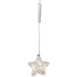 LED-Stern - Aus Glas - Ca. 14 X 5 X 15 Cm