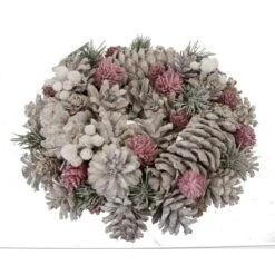 Kranz Weiß/rosa - Ca. 26 X 7,5 Cm