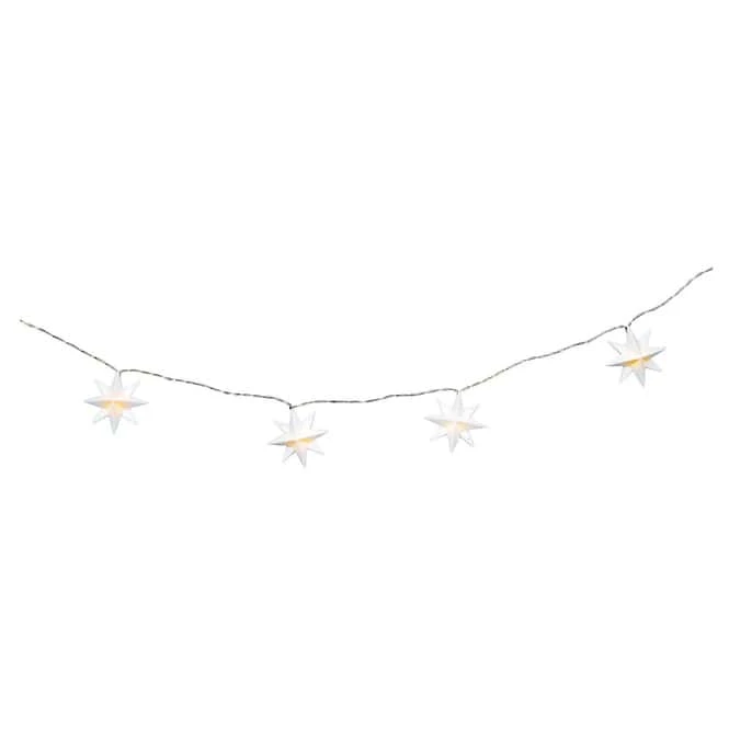 10er LED-Lichterkette - Sterne - Ø = 7 Cm - Image 2
