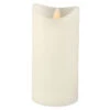 LED-Kerze - Aus Echtwachs - Ca. 7 X 15 Cm - Elfenbein