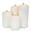 Stufenkerzen - Ø = Ca. 5 Cm - 4 Stück - Weiß