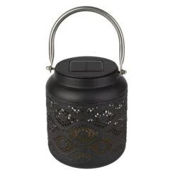 LED-Solarlaterne - Ca. 12,5 X 12,5 X 21,5 Cm