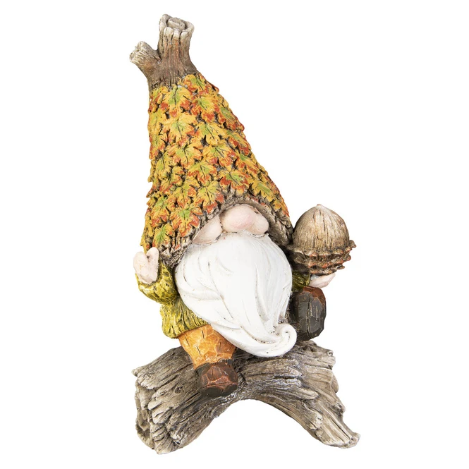 Dekofigur - Herbstwichtel - Aus Polyresin - Ca. 10,5 X 8,5 X 19,5 Cm - Image 2