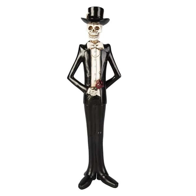 Skelett - BrÀutigam - Aus Polyresin - Ca. 12 X 8 X 39,5 Cm