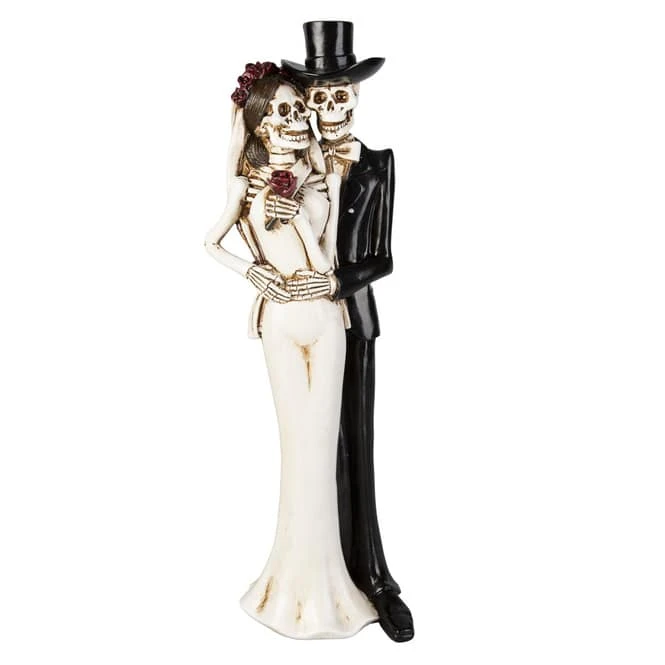 Skelett - Brautpaar - Aus Polyresin - Ca. 12 X 11 X 39 Cm - Image 2