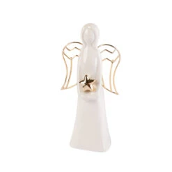 Engel - Groß - Aus Keramik - 9,5 X 5,5 X 19,5 Cm