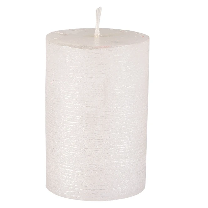 Stumpenkerze - Polar - Ca. 7 X 10 Cm - Weiß