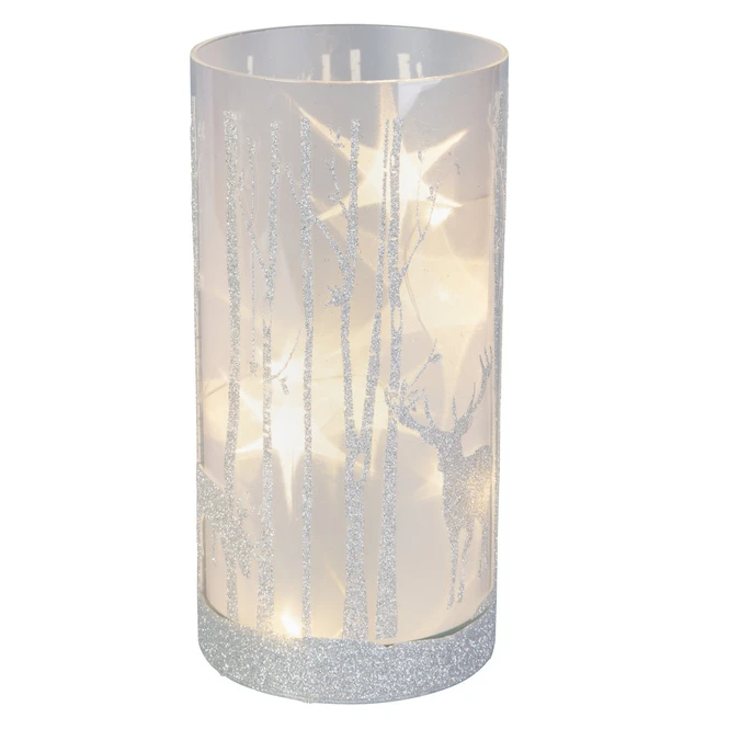 LED-Zylinder - Hirsche - Aus Glas - Verschiedene Größen - Image 2