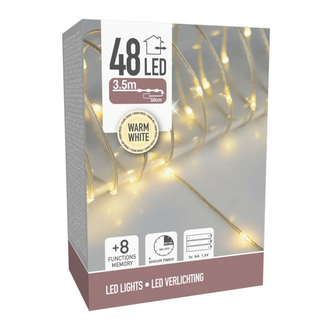 48er LED-Lichterdraht - Ca. 3,6 M - Image 2