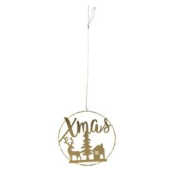 LED-Dekohänger - Kreis - Ø = Ca. 30,5 Cm - Verschiedene Aufschriften