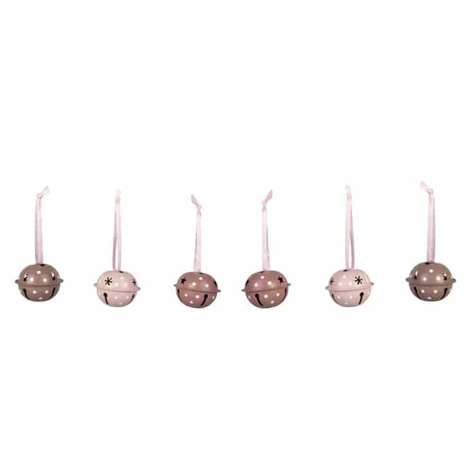 Deko-Glöckchen - Ø = Ca. 4 Cm - 6 Stück - 1 Set