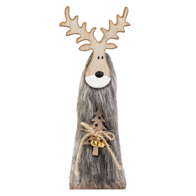 Rentier - Aus Holz - Ca. 13 X 5 X 39 Cm - 1 Stück - Image 3