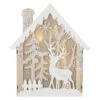 LED-Haus - Aus Holz - Ca. 25,5 X 5 X 29,5 Cm