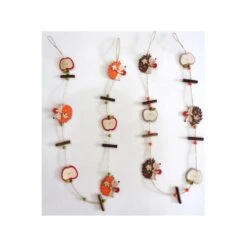 Deko-Girlande - Igel - Aus Holz - Ca. 120 X 6,5 Cm - 1 Stück