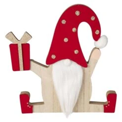 Wichtel - Aus Holz - Ca. 23 X 2,5 X 24 Cm