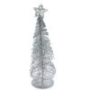 Baum Silber Mit LED - Ca. 30 Cm
