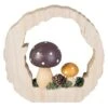 Standdeko - Pilze - Aus Holz - Ca. 18 X 2 X 18,5 Cm