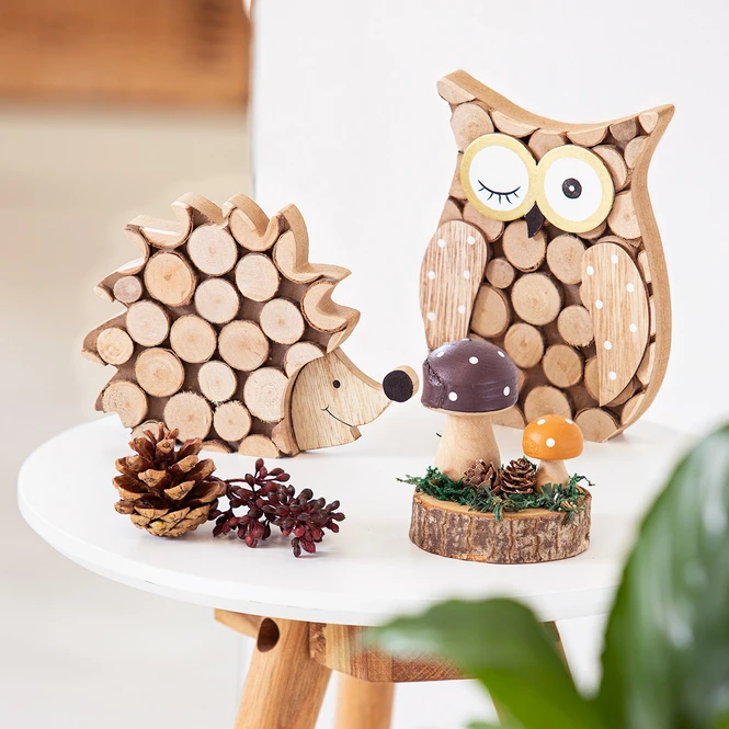 Eule - Aus Holz - Ca. 11 X 2 X 15 Cm - Image 2