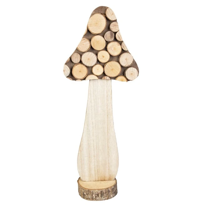 Pilz - Aus Holz - Ca. 13 X 7,5 X 31,5 Cm - Image 2