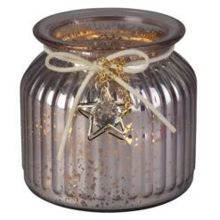 Teelichtglas - Stern - Ca. 11 X 10 Cm