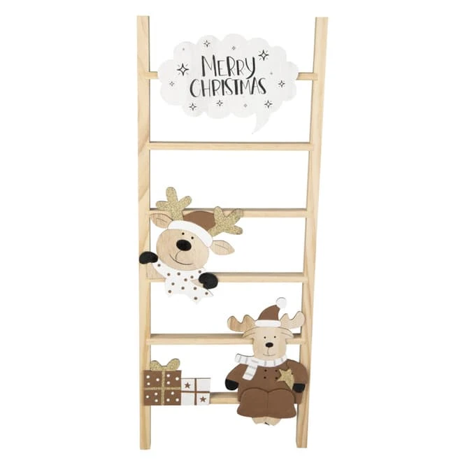 Dekoleiter - Aus Holz - Ca. 24 X 2 X 60 Cm