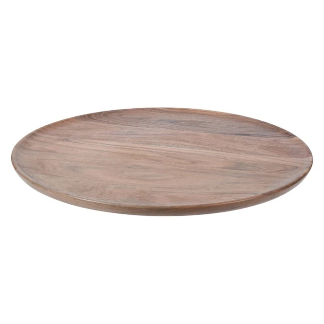 Dekoteller - Aus Holz - Ă = Ca. 38 Cm