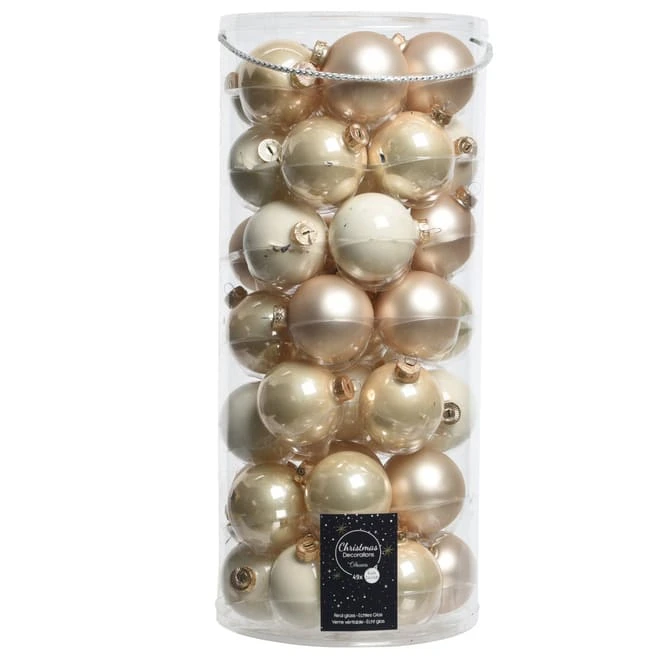 Christbaumkugeln - Bright Luxury - Ø = Ca. 6 Cm - 49 Stück