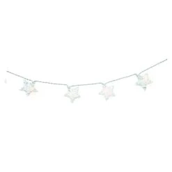 10er LED-Lichterkette - Sterne - Ø = Ca. 7,5 Cm