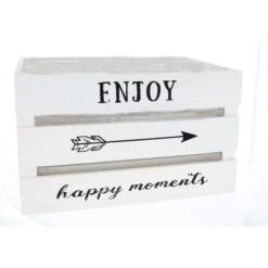 Box XL - Weiß - Aus Holz - Ca. 40 X 28 X 24 Cm